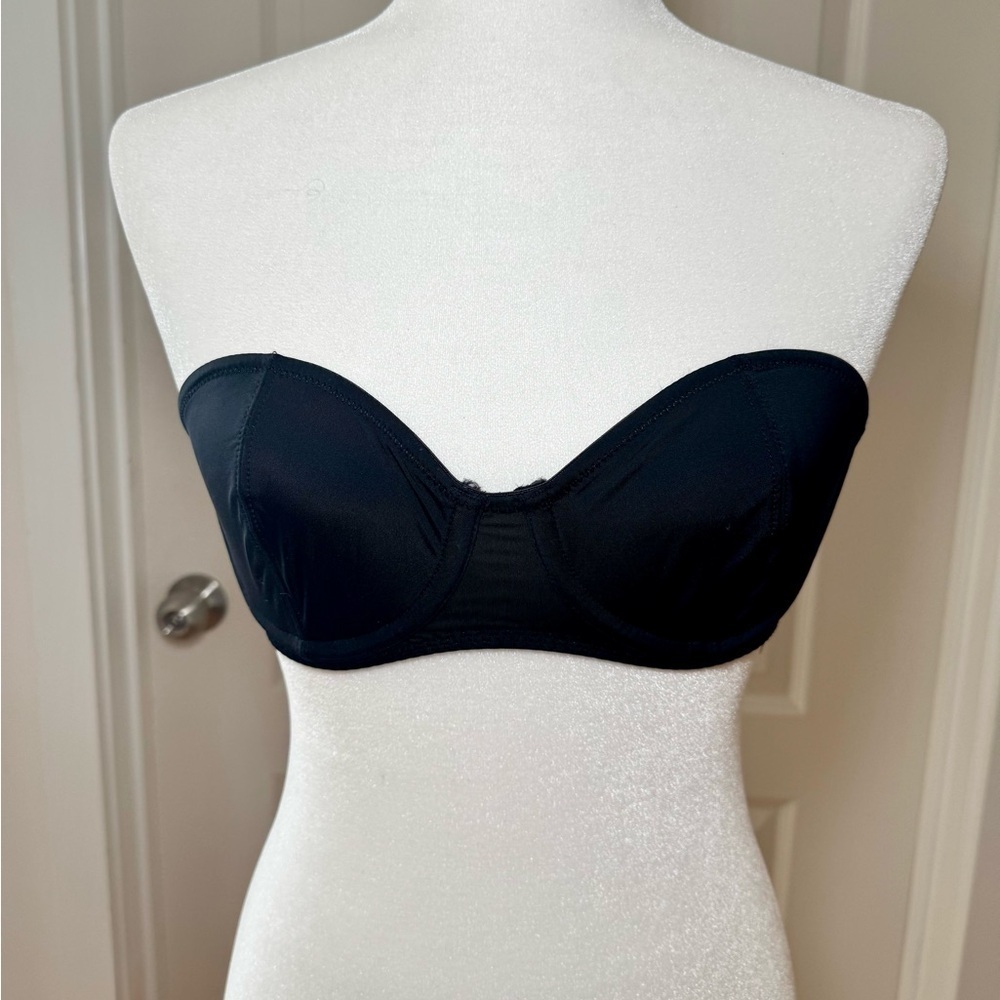 Free People Intimately Black Strapless Bra, Size 34B, NEW WITH TAGS